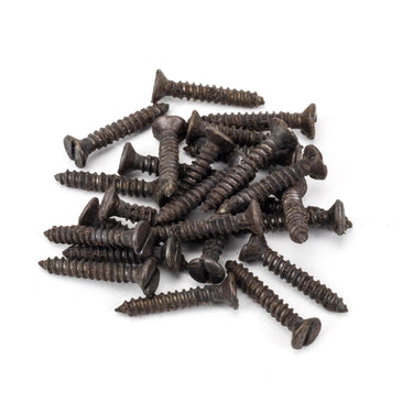 From The Anvil's Beeswax Countersunk Screws (25); #finish_beeswax
