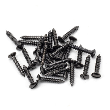 From The Anvil's Dark Stainless Steel Countersunk Raised Head Screws (25); #finish_dark-stainless-steel