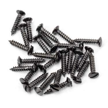 From The Anvil's Dark Stainless Steel Countersunk Raised Head Screws (25); #finish_dark-stainless-steel