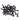From The Anvil's Dark Stainless Steel Countersunk Raised Head Screws (25); #finish_dark-stainless-steel