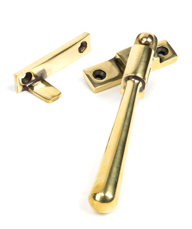 From The Anvil's Aged Brass Night-Vent Locking Newbury Fastener; #finish_aged-brass