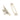 From The Anvil's Polished Nickel Locking Newbury Fastener; #finish_polished-nickel