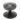 From The Anvil's External Beeswax Art Deco Centre Door Knob; #finish_external-beeswax