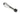 From The Anvil's Polished Chrome Projection Door Stop; #finish_polished-chrome