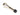 From The Anvil's Polished Nickel Projection Door Stop; #finish_polished-nickel