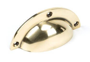 From The Anvil's Aged Brass Plain Drawer Pull; #finish_aged-brass