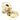 From The Anvil's Polished Brass 57mm Mushroom Mortice/Rim Knob Set; #finish_polished-brass