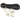From The Anvil's Ebony Polished Nickel Beehive Escutcheon; #finish_ebony