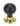 From The Anvil's Ebony Beehive Mortice/Rim Knob Set; #finish_ebony
