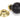 From The Anvil's Ebony Beehive Mortice/Rim Knob Set; #finish_ebony