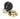 From The Anvil's Ebony Beehive Mortice/Rim Knob Set; #finish_ebony