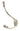 From The Anvil's Polished Nickel Hat & Coat Hook; #finish_polished-nickel