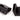 From The Anvil's Black 100kg Sliding Door Hardware Kit; #finish_black