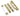 From The Anvil's PVD ½" Rebate Kit for Sash Lock; #finish_pvd-brass