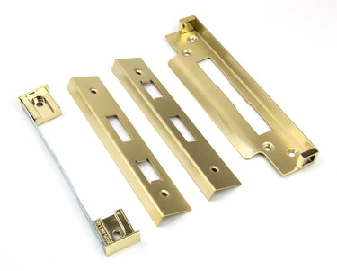 From The Anvil's PVD Brass ½" Euro Sash Lock Rebate Kit; #finish_pvd-brass