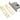 From The Anvil's PVD Brass Euro Profile Deadlock; #finish_pvd-brass