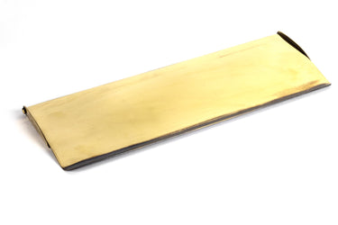 From The Anvil's Aged Brass Letter Plate Cover; #finish_aged-brass