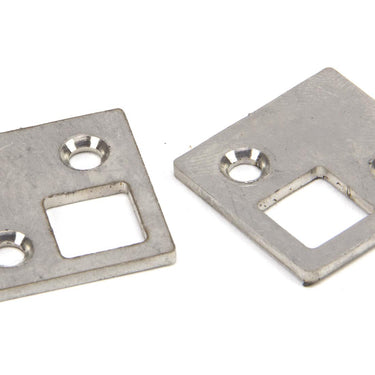 From The Anvil's Stainless Steel SS Corner Shoot Bolt Keeps (PR); #finish_stainless-steel