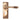 From The Anvil's Polished Bronze Reeded Lever Euro Lock Door Handles; #finish_polished-bronze