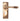 From The Anvil's Polished Bronze Reeded Lever Euro Lock Door Handles; #finish_polished-bronze