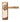 From The Anvil's Polished Bronze Newbury Lever Lock Door Handles; #finish_polished-bronze