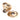 From The Anvil's Polished Bronze Mushroom Mortice/Rim Knob Set; #finish_polished-bronze