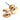 From The Anvil's Polished Bronze Mushroom Mortice/Rim Knob Set; #finish_polished-bronze