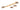 From The Anvil's Polished Bronze Reeded Stay; #finish_polished-bronze