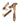 From The Anvil's Polished Bronze Night-Vent Locking Reeded Fastener; #finish_polished-bronze
