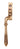 From The Anvil's Polished Bronze Reeded Espag; #finish_polished-bronze