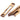 From The Anvil's Polished Bronze Locking Reeded Fastener; #finish_polished-bronze