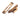 From The Anvil's Polished Bronze Locking Reeded Fastener; #finish_polished-bronze