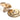 From The Anvil's Polished Bronze Art Deco Centre Door Knob; #finish_polished-bronze