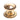From The Anvil's Polished Bronze Art Deco Centre Door Knob; #finish_polished-bronze