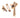 From The Anvil's Polished Bronze Locking Newbury Fastener; #finish_polished-bronze
