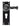 From The Anvil's Black Cottage Lever Euro Lock Door Handles; #finish_black
