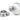 From The Anvil's Satin Chrome Heavy Beehive Mortice/Rim Knob Set; #finish_satin-chrome