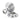 From The Anvil's Satin Chrome Heavy Beehive Mortice/Rim Knob Set; #finish_satin-chrome