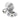 From The Anvil's Satin Chrome Heavy Beehive Mortice/Rim Knob Set; #finish_satin-chrome