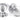 From The Anvil's Satin Chrome Heavy Beehive Mortice/Rim Knob Set; #finish_satin-chrome