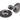 From The Anvil's Aged Bronze Oval Mortice/Rim Knob Set; #finish_aged-bronze