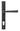 From The Anvil's External Beeswax Regency Slimline Lever Espag. Lock Set; #finish_external-beeswax