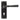 From The Anvil's Black Regency Lever Lock Door Handles; #finish_black