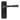 From The Anvil's Black Regency Lever Latch Door Handles; #finish_black