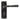From The Anvil's Black Regency Lever Bathroom Door Handles; #finish_black
