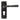 From The Anvil's Black Regency Lever Euro Lock Door Handles; #finish_black