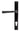 From The Anvil's Black Regency Slimline Lever Espag. Lock Set; #finish_black
