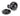 From The Anvil's Black Regency Mortice/Rim Knob Set; #finish_black