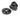 From The Anvil's Black Regency Centre Door Knob; #finish_black