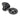 From The Anvil's Black Regency Centre Door Knob; #finish_black